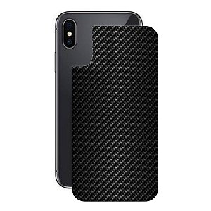 Película para iPhone X - Traseira de Fibra de Carbono Preta - Gshield