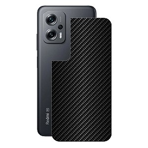 Película para Xiaomi Poco X4 GT - Traseira de Fibra de Carbono Preta - Gshield