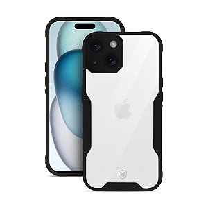 Capa para iPhone 15 - Dual Shock Sense Preta - Gshield
