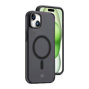 Capa MagSafe Pro para iPhone 15 Plus - Preta - Gshield