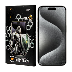 Película para iPhone 15 Pro - Ultra Glass - Preta - Gshield