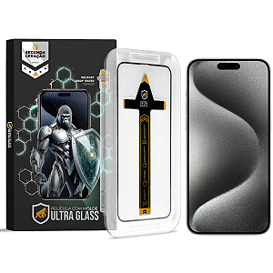 Película para iPhone 15 Pro Max - Ultra Glass - Preta - Gshield
