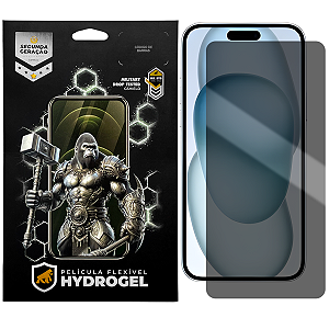 Película para iPhone 15 - Privacidade Hydrogel - Gshield