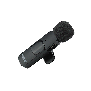 Microfone Wireless de Lapela - Tipo C - Verde