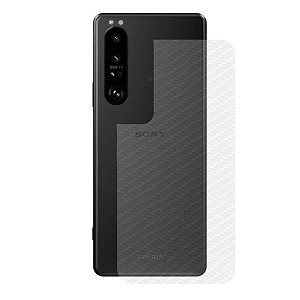 Película para Sony Xperia 1 III - Traseira de Fibra de Carbono - Gshield