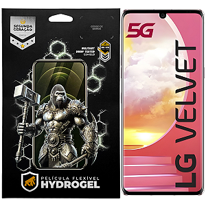 Película para LG Velvet - Hydrogel Gamer Fosca - Gshield