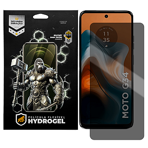 Película para Motorola Moto G34 5G - Privacidade Hydrogel - Gshield