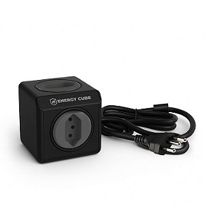 Filtro de Linha Multiplicador de Tomadas Bivolt - 5 Tomadas e Cabo de 1,5M - Energy Cube - Gshield
