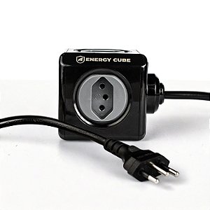 Filtro de Linha Multiplicador de Tomadas Bivolt - Entrada USB-A + Tipo C + 4 Tomadas com Cabo 1,5M - Energy Cube - Gshield