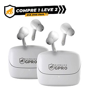 DIA DOS PAIS - Fone de Ouvido Bluetooth - Compre 1 Leve 2 - Earbuds GPro - TWS - Gshield