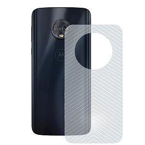 Película para Motorola Moto G6 Plus - Traseira de Fibra de Carbono - Gshield