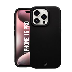 Capa para iPhone 16 Pro - Silicon Premium Preta - Gshield