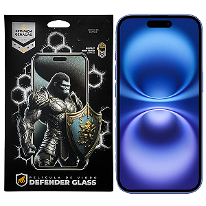 Película para iPhone 16 Plus - Defender Glass Preta - Gshield