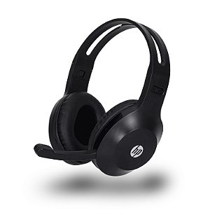 Headset Headphone com Fio P3 3.5mm com Microfone Integrado 40mm Controle de Volume - 2m - Preto - HP