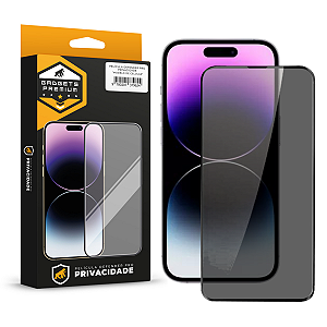 Película para iPhone 14 Pro - Defender Pro Privacidade - Preta - Gshield