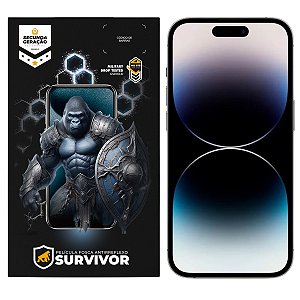 Película para iPhone 14 Pro - Fosca Antirreflexo com Aplicador - Survivor - Gshield