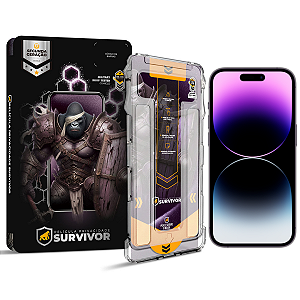 Película para iPhone 14 Pro - Privacidade com Aplicador - Survivor - Gshield