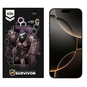 Película para iPhone 16 Pro - Privacidade com Aplicador - Survivor - Gshield
