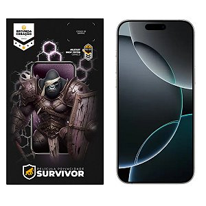 Película para iPhone 16 Pro Max - Privacidade com Aplicador - Survivor - Gshield