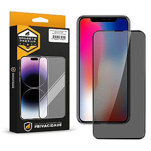 Película para iPhone X - Defender Pro Privacidade - Preta - Gshield