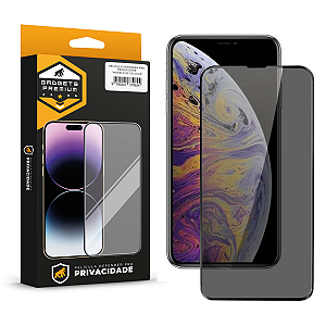 Película para iPhone XS Max - Defender Pro Privacidade - Preta - Gshield