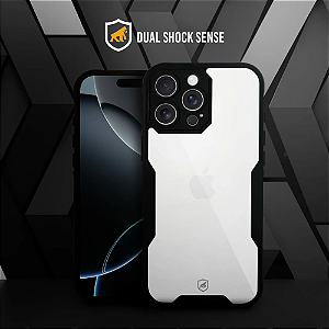 Capa para iPhone / Samsung - Dual Shock Sense Preta - Gshield