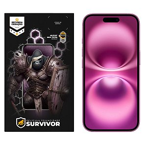 Película para iPhone 16 - Privacidade com Aplicador - Survivor - Gshield
