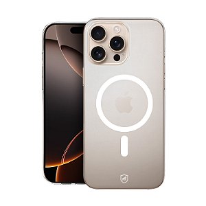 Capa para iPhone 16 Pro - Crystal Slim Magsafe - NÃO AMARELA - Transparente - Gshield