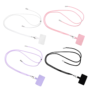 Cordão Phone Strap Flex - Branco / Preto / Rosa / Roxo - Gshield