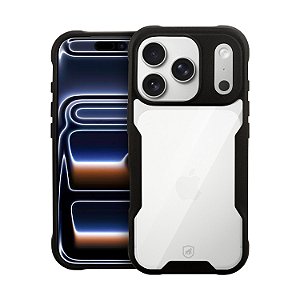 Capa para iPhone 17 Pro - Dual Shock Sense Preta - Gshield