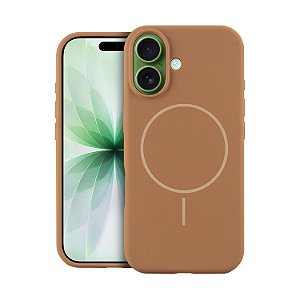 Capa para iPhone 17 - Silicon Liquid Magsafe - Desert - Gshield