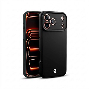 Capa para iPhone 17 Pro Max - Silicon Premium Preta - Gshield