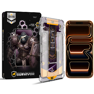 Película para iPhone 17 Pro Max - Privacidade com Aplicador - Survivor - Gshield
