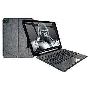 Capa para iPad de 10.9" e 11" com Teclado Bluetooth, Touchpad, ABNT2, Suporte para Caneta e Kickstand - Hybrid - Gshield