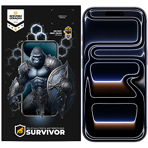 Película para iPhone 17 Pro - Fosca Antirreflexo com Aplicador - Survivor - Gshield