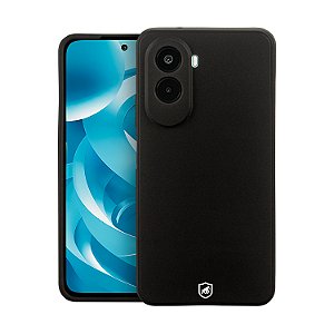 Capa para Xiaomi Poco M7 Plus - Silicon Veloz - Preta - Gshield