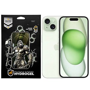 Kit Película Frontal + Traseira para iPhone 15 Plus - Proteção Completa - Gshield