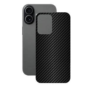 Película para iPhone 17 - Traseira de Fibra de Carbono Preta - Gshield