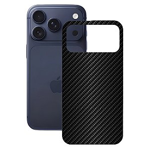 Película para iPhone 17 Pro Max - Traseira de Fibra de Carbono Preta - Gshield