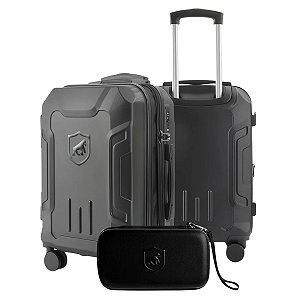 Kit de Viagem Survivor - Mala de Bordo 20" + Necessaire Multiuso – Gshield