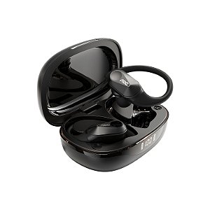 Fone Bluetooth 6.0 Sem Fio com Gancho Esportivo, IPX5, Baixa Latência, Bateria até 48h com Case, Som Hi-Fi e Microfone – Preto - AOC