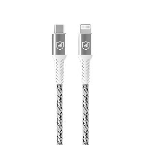 Cabo Nylon Kevlar Lightning / Tipo C - 1,5M - Branco - Gshield
