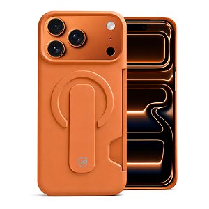 Capa para iPhone 17 Pro Max - Card Ring - Laranja - Gshield