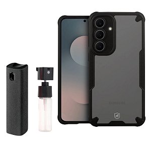 Capa para Samsung Galaxy S25 FE - Rugged Shield + Limpa Telas Flex - Gshield