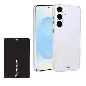 Kit Capa Crystal Slim para Samsung Galaxy S25 FE + ArmorCard - Gshield