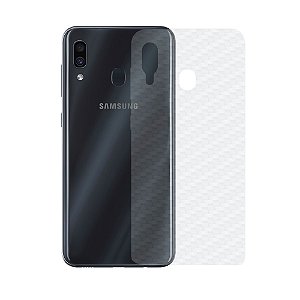 Película para Samsung Galaxy A20 - Traseira de Fibra de Carbono - Gshield