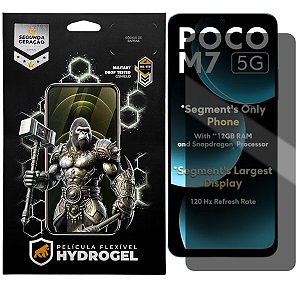 Película para Xiaomi Poco M7 5G - Privacidade Hydrogel - Gshield