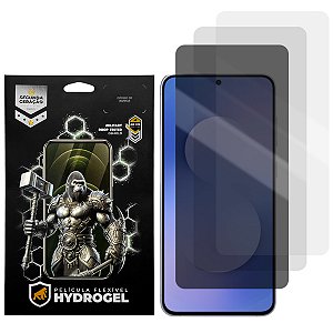 Kit 3 Películas Hydrogel para Samsung Galaxy S25 FE - HD / Fosca / Privacidade - Gshield