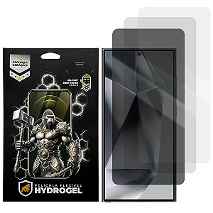 Kit 3 Películas Hydrogel para Samsung Galaxy S24 Ultra - HD / Fosca / Privacidade - Gshield