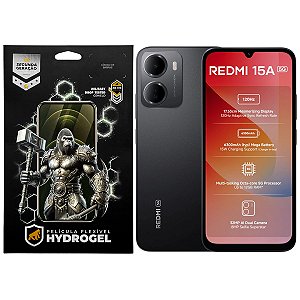 Kit Película Frontal + Traseira para Xiaomi Redmi 15A 5G - Proteção Completa - Gshield